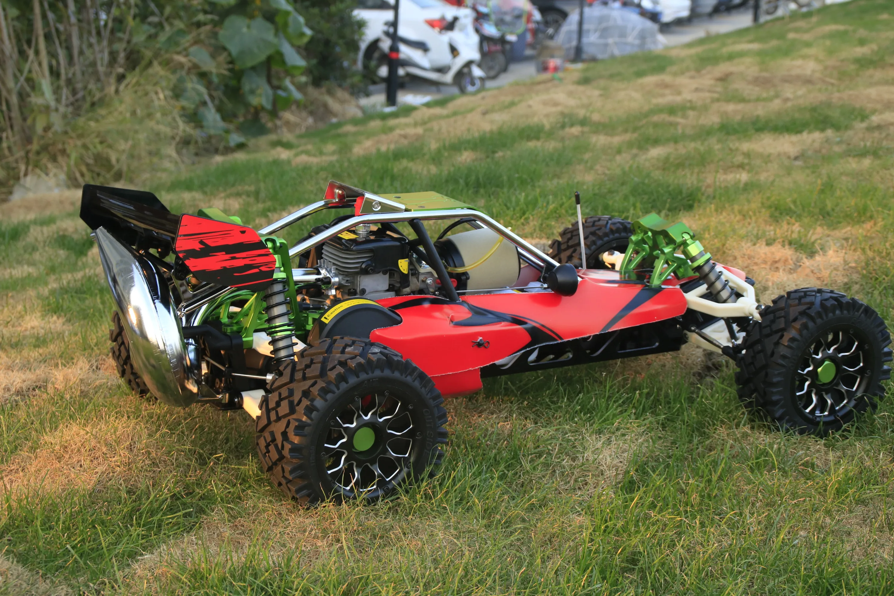 Rc автомобиль 1/5 багги Грузовик 32CC бензиновый двигатель Внедорожный гоночный грузовик игрушки с 2,4G Радио пульт дистанционного управления для ROFUN BAJA