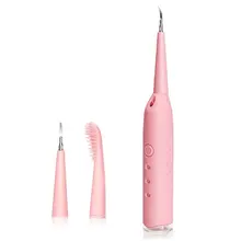 Устройство для чистки зубов, инструмент для удаления зубных камней, инструмент для ухода за зубами, Электрический Очиститель зубов(устройство+ Шлифовальная головка+ головка зубной щетки