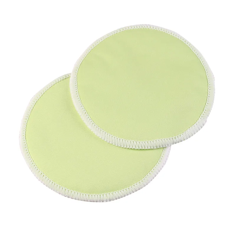 12cm Round SS04 2 шт многоразовые подушечки для груди для беременных женщин Грудное вскармливание Водонепроницаемый моющийся большой впитывающий бамбуковый Уход за ногами - Цвет: 12cm Round SS04