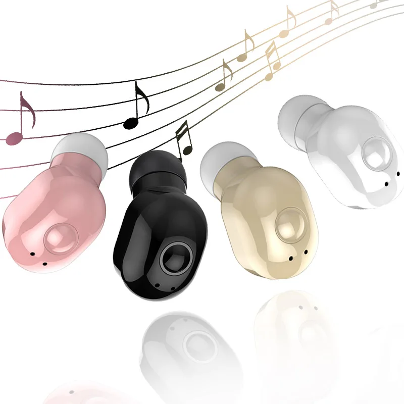 

M2 Wireless Bluetooth Single Earphone Single Earpiece Earbuds HIFI HD Sound Music Earbud In-ear Hidden Sport Call Headset