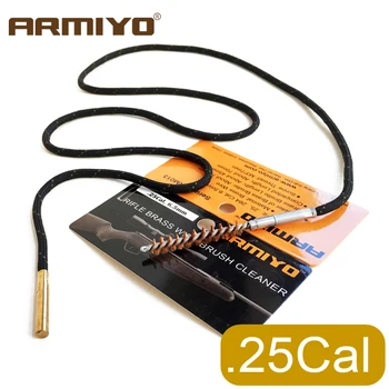 

Armiyo Brush .25Cal 6.5mm Gun Bore Cleaner Airsoft Barrel Cleaning Kit Tactical Shooting Accessories Screw Thread Size 8-32