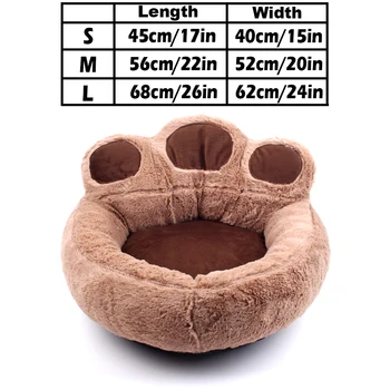 Pet Cat Bed House for Cats Basket Mat Winter Warm Plush Beds Lounger for Cat Panier Pet Bed Products for Cats Cama para Gato 6