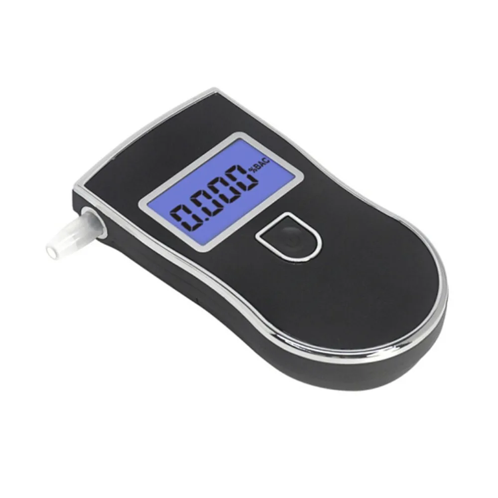 Digital Breath Alcohol Tester Breathalyzer With Lcd Display High Precision Gas Alcohol Tester Portable