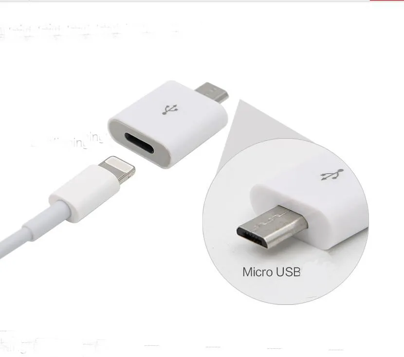 8Pin USB Кабель-адаптер для iPhone 5S 6S для Lightning/Micro USB Android кабели для мобильных телефонов разъем для samsung htc