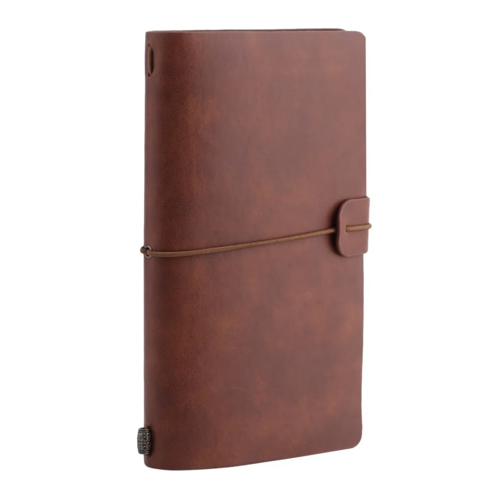 

Vintage Hardcover Notebook Spiral Faux Leather Composition Note Book For Students Business Notes Dairy Notebooks Making Notes