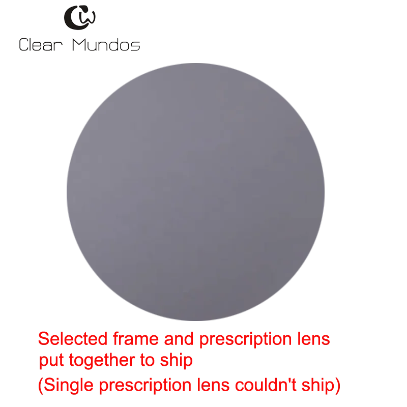 Grey with frame Прозрачный MUNDOS Асферические рецепта поляризованные линзы 1,50/1,56/1,61/1,67(ASP:-0,00~-6,00 цилиндр:-0,00~-2,00) линзы для близорукости - Цвет линз: Grey with frame