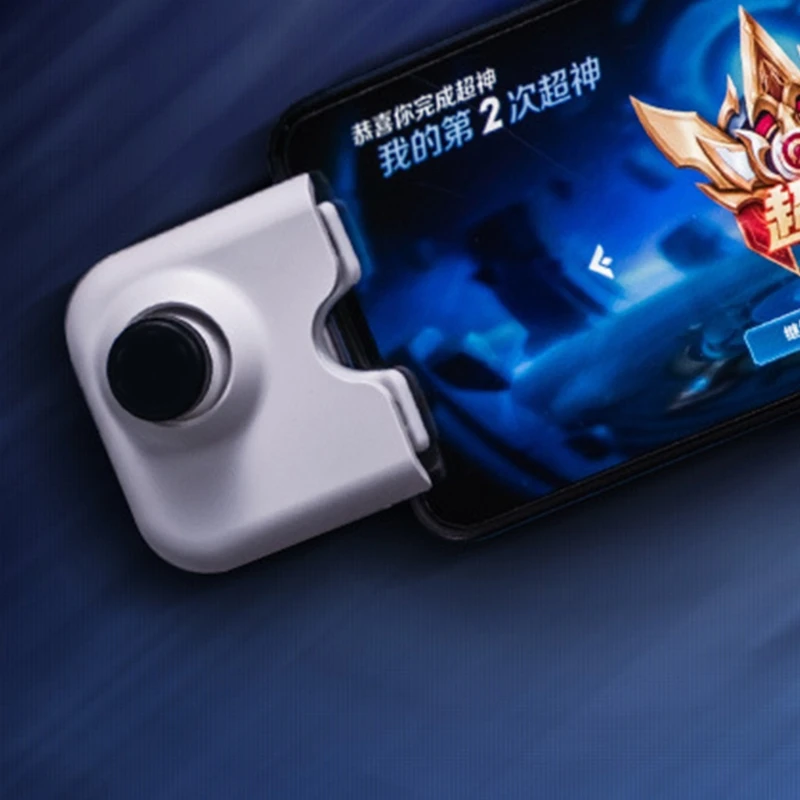 Tablet Connection Mobile Phone Power Supply Physical Entity  Mobile Game Joystick for iOS 13.4 and Above Pink /White