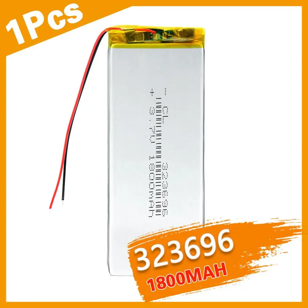 

323696 3.7V 1800mAh Rechargeable Lipo Lithium Battery Replacement For MP4 mp5 dvd gps digital camera tablet PC powerbank bateria