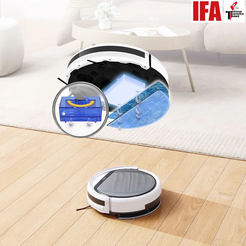 US $149.99 ILIFE V60 Pro Robot Vacuum Cleaner Sweep Wet Mopping Cleaning Hard Floor Automatic Powerful Suction Ultra Thin Disinfection