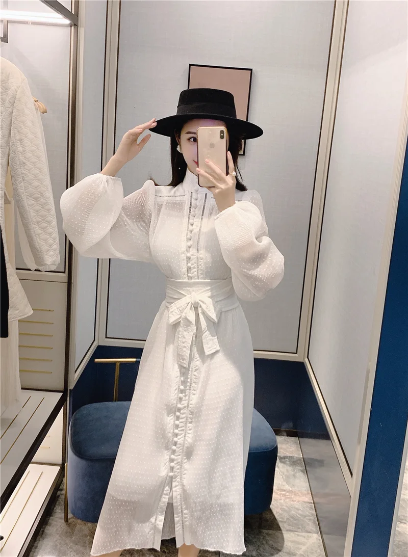 Весенние дизайнерские Ruched плиссированные прямые укороченные штаны Длина платье Однобортный легко отстегивающимися пуговицами вечерние платья с Sahes Повседневное работы Vestid