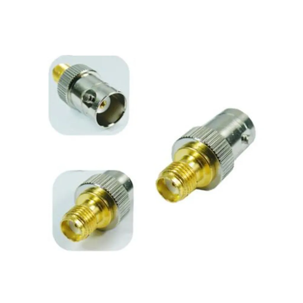 BNC Female To SMA Female Plug Adaptor UHF-F SMA-M Radio Antenna Coax Connector Uses For Radio Scanner