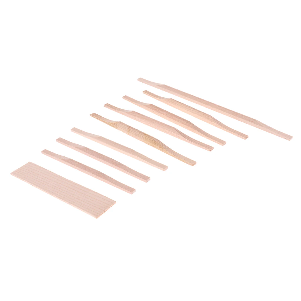 1 Set 23inch Ukulele Spruce Brace Wood Kit DIY 4 String Guitar Accessories