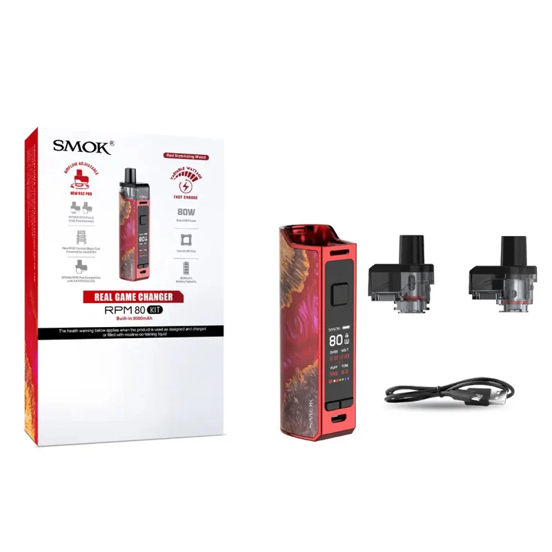 Набор для вейпа SMOK RPM80 PRO 3000 мАч 5 мл|Системы нагревания табака и электронные