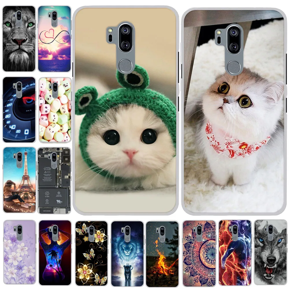 For LG G7 One Case Soft TPU Cover ThinQ Coque Housing / G7+ Fit Bumper |