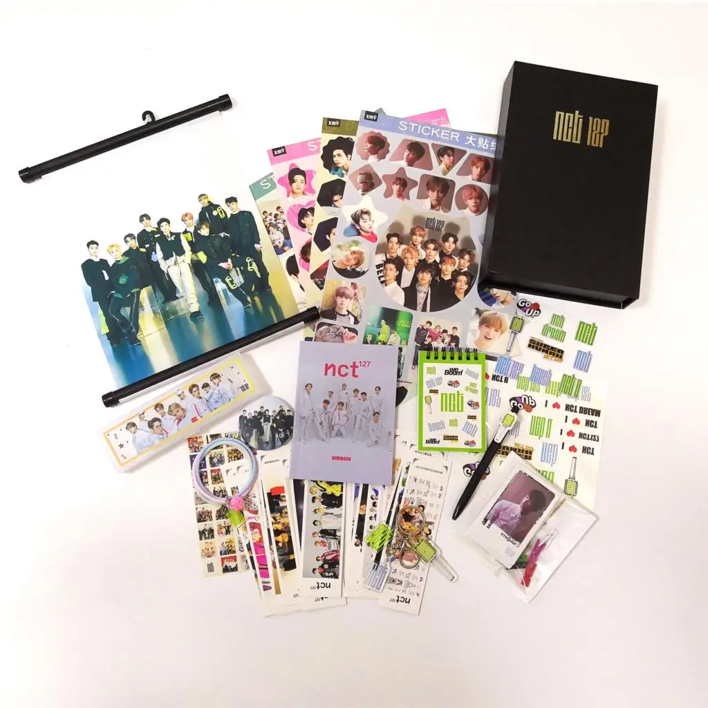 Модная K-pop NCT127 периферийная продукция подарочная упаковка Фотокнига брелок Закладка наклейка фотоальбом набор NCT Фотокнига подарочная коробка