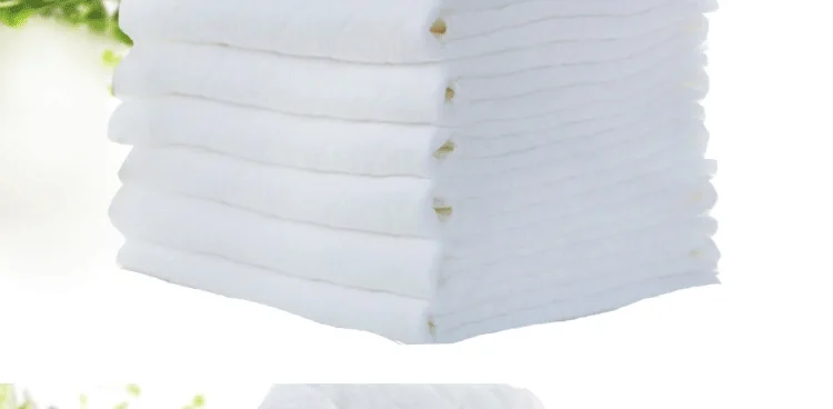 10pcs/lot Baby Washable Reusable 3 Layers Baby Cloth Diaper Insert Super Absorbency Microfiber Nappy Liners