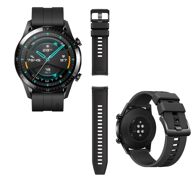 Disponibile originale HUAWEI Watch GT 2 GT2 Smart 46MM GPS Bluetooth  telefonata ossigeno nel sangue frequenza cardiaca per Android iOS|Smart  Watches| - AliExpress