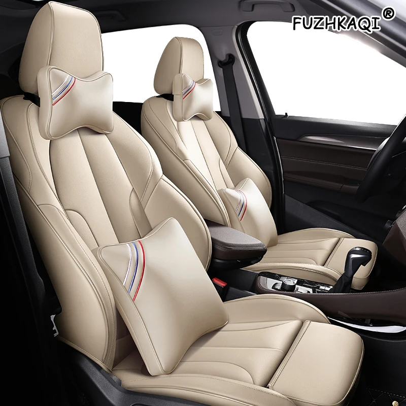 FUZHKAQI пользовательские кожаные чехлы для автомобильных сидений для MINI COOPER MINI ONE PACEMAN CLUBMAN COUNTRYMAN COUPE Автомобильные чехлы для сидений автомобиля