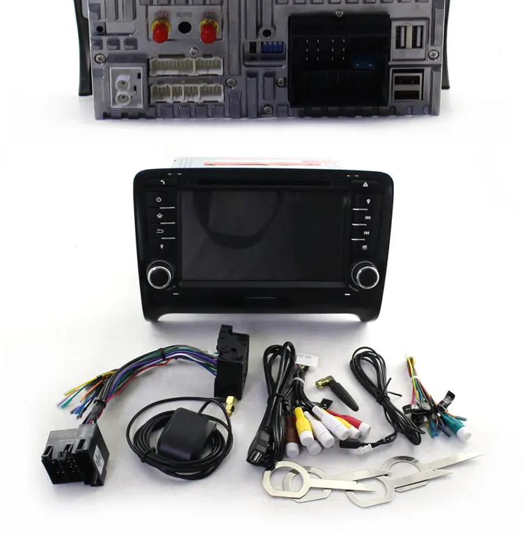 TOPBSNA Android 9,0 Восьмиядерный автомобильный dvd-плеер для Audi TT MK2 8J 2006-2012 gps Navi 2 Din Автомобильный Радио стерео автомобильный RDS ips SD