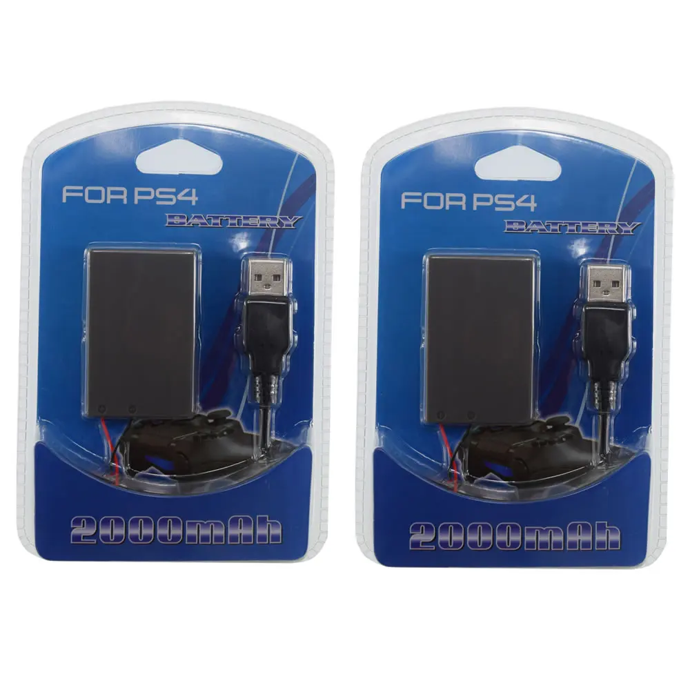 2pc Replacement Battery For Sony Ps4 Dualshock 4 Controller Cuhzct1e