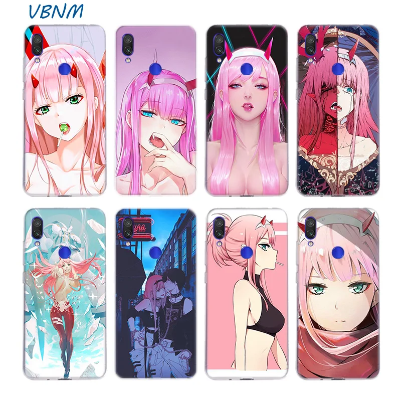 Силиконовый чехол Darling In The Franxx Zero Two для Xiaomi Redmi Note 9 8 7 6 5 Plus 4 4X Pro 8A 7A S2 6A 5A K30 K20 задняя