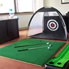 2M Golf Practice Net Golf Hitting Cage Indoor Outdoor Garden Grassland Practice Tent Golf Training Home Sports Equipment XA147+A 3