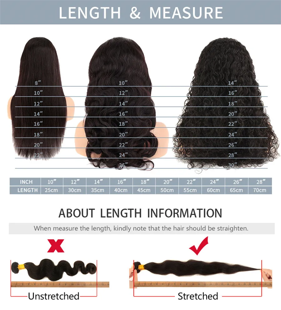 Apliques com cabelo humano