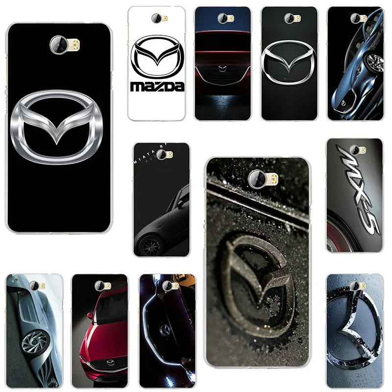 Soft TPU Phone Cases for Huawei Nova 2 5 5I Y3 Y5 Y6 II Y7 Y9 V20 Note 10 Prime 2018 2019 Pro Luxury Sports Car Mazda Logo | Мобильные