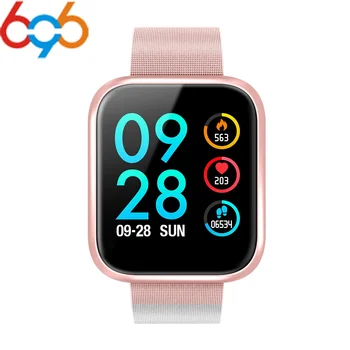 

696 Smartwatch waterproof Women Smart Watch With Heart Rate Monitor Blood Pressure Blood Oxygen Sport Activity Tracker F