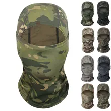 Multicam tático balaclava exército militar airsoft máscara facial completa wargame camo chapéu ciclismo caça pescoço rosto escudo camo cachecóis