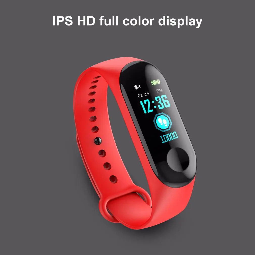 Smart Band Watch Bracelet Fitness Tracker Pedometer Blood Pressure Heart Rate Monitor Waterproof Wristband