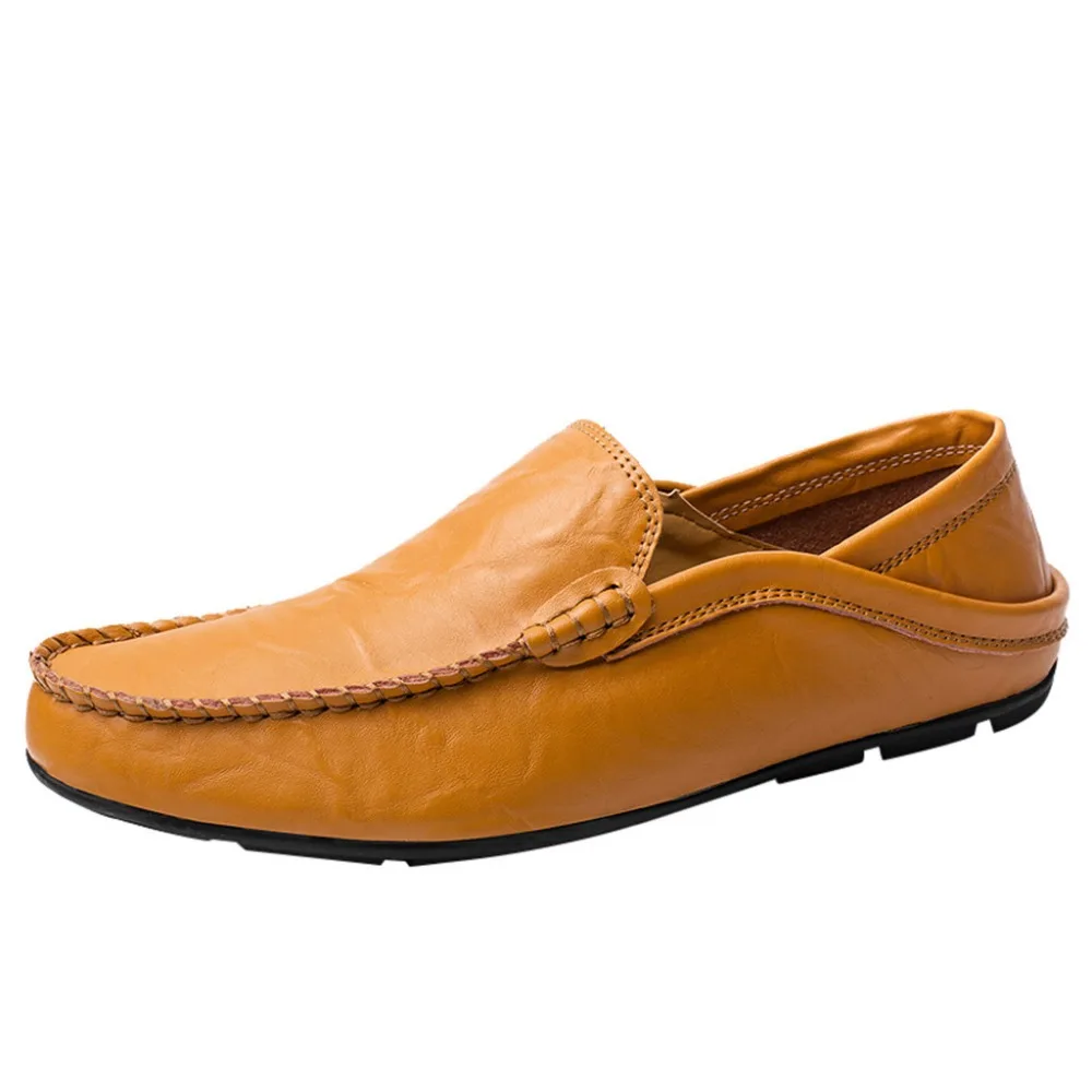   Leather Shoes Men Sneakers Loafers Summer Casual Elegant Driving Mens Shoes Classic Loafers Boat Shoes  zapatos de hombre (19)