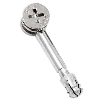 

Furniture Cabinet Fixing Screw Locking Cam Bolt Nut Fitting 10 Sets