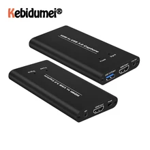 USB3.0 HDMI 4K 60Hz видеозахвата HDMI К USB видео захвата карты адаптер игровой потоковой прямой поток вещания с MICinput