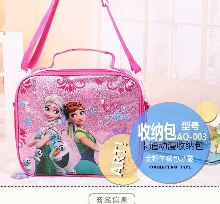 Disney Frozen Термосумка для еды сумка через плечо сумка студенческая сумка для ланча домашняя сумка для школы и пикника