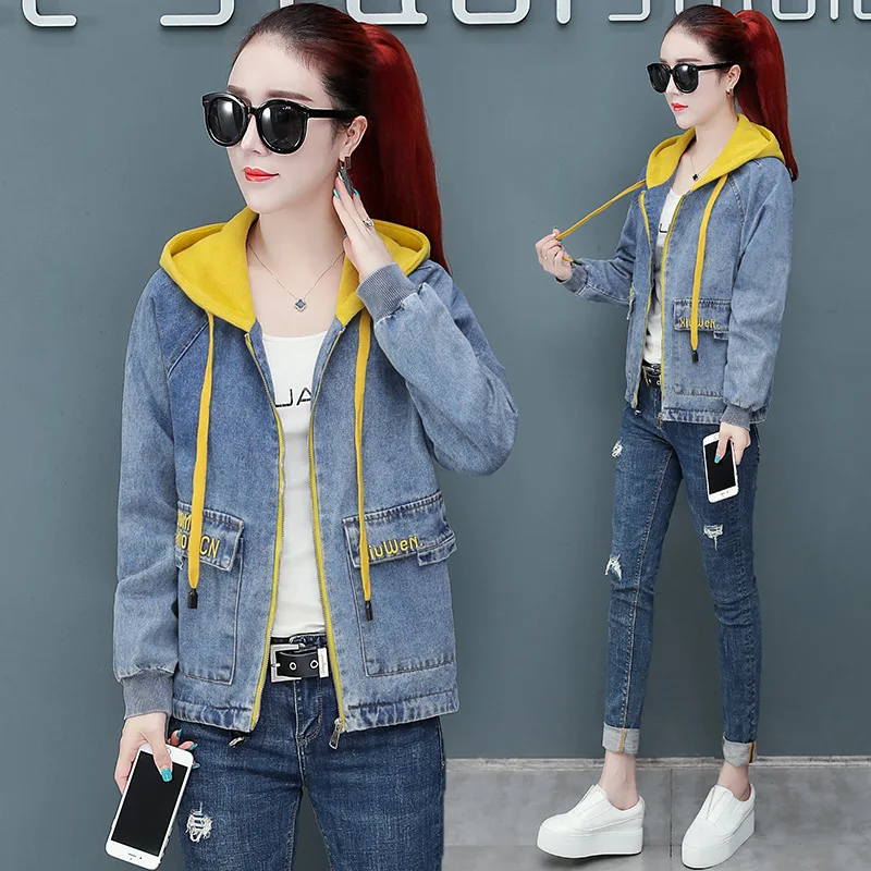 

Short Jacket Women's 2019 Spring And Autumn New Style Korean-style Loose-Fit BF Students on Clothes Early Autumn Clothing Fashio