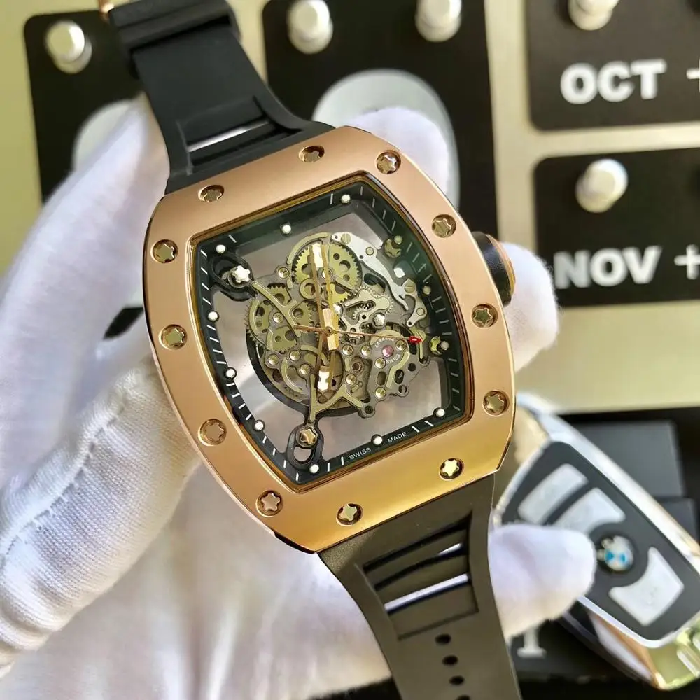 

WG09156 Mens Watches Top Brand Runway Luxury European Design Automatic Mechanical Watch
