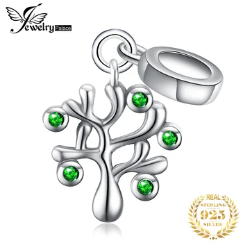 

JewelryPalace Life of Tree 925 Sterling Silver Beads Charms Silver 925 Original For Bracelet Silver 925 original Jewelry Making
