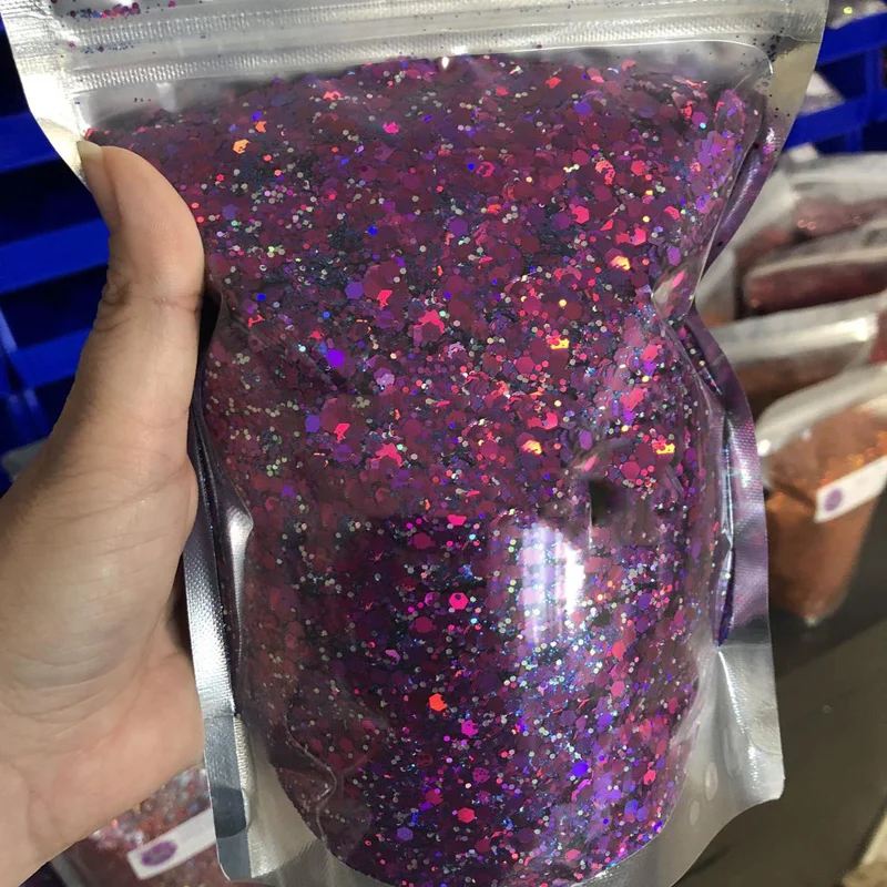 

mix-Glitter for Tumblers, Glitter Tumbler,Glitter - Chunky Holographic Glitter 50g 1 bag Custom Chunky Holographic Glitter,HG776