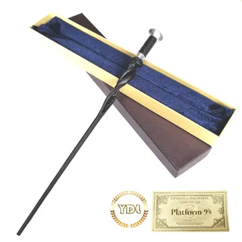

Newest Metal Core HP Dumbledore Hermione Tonks Lucius malfoy Magical Wand Christmas Birthday Train Ticket Gift Toy