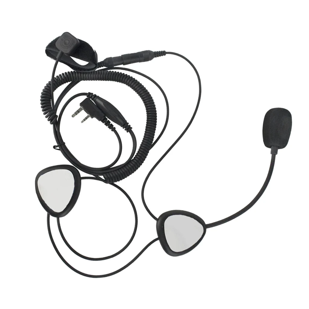 Finger PTT мотоциклетный шлем гарнитура с микрофоном для Baofeng