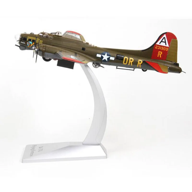 1/72 масштаб Американский Второй мировой войны B-17G B17 бомбардировщик самолет Перевозчик истребитель самолет Игрушечная модель самолета статического литья под давлением сплав Подарочный показ