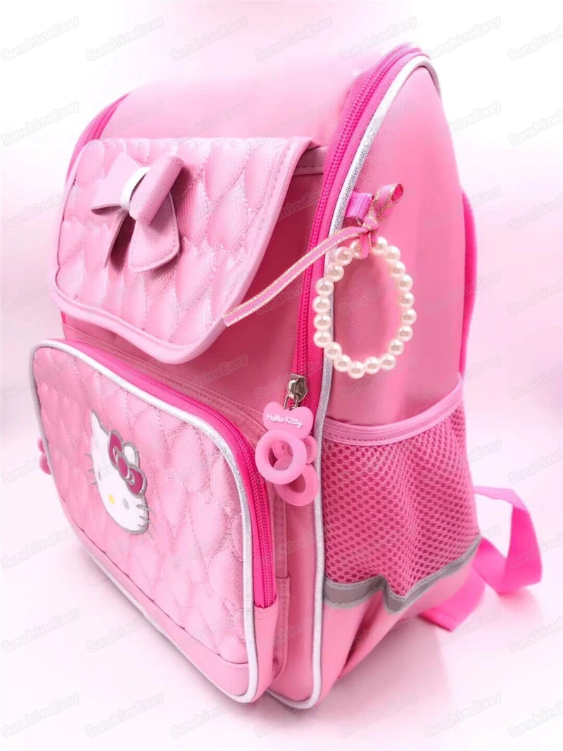 HELLO KITTY модный рюкзак для студентов, девочек, модные нейлоновые школьные сумки, повседневный милый большой рюкзак для девочек-подростков, Студенческая сумка