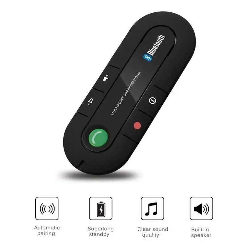 Беспроводной Bluetooth Handsfree автомобильный набор динамик телефон Chz для Mp3 динамик телефон D8I3