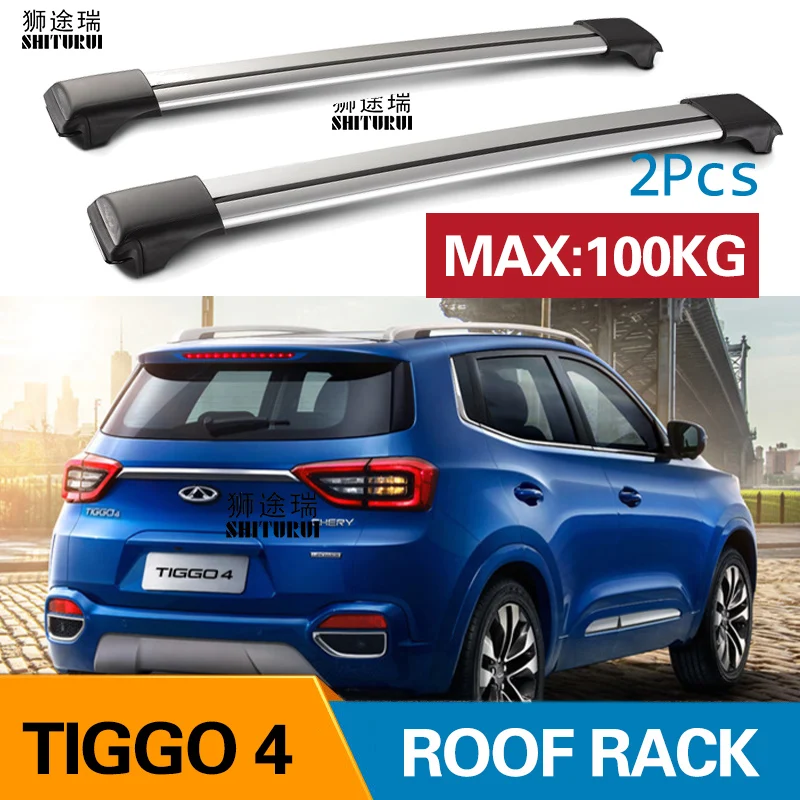 Кровельные рейки для CHERY TIGGO 5x | 4 2017 2018 из алюминиевого сплава 2 шт. боковые