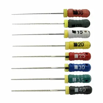 

25mm 12pcs/2cards Dental K Files Dental Endodontic Instruments Root Canal Files Treatment Tools