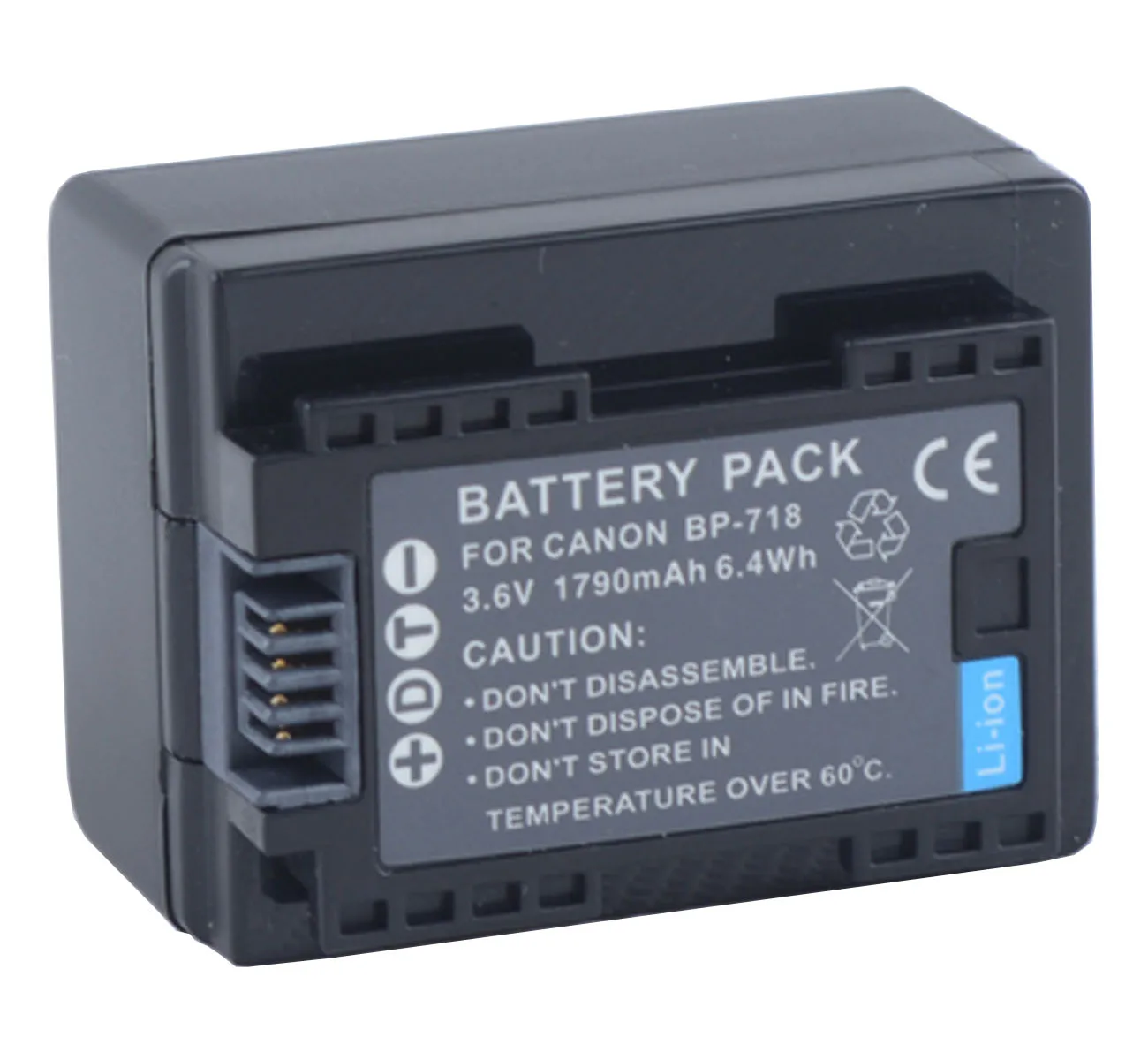 1x Battery only Аккумулятор+ зарядное устройство для видеокамеры Canon LEGRIA HF R86, R87, R88, R306, R406, R506, R606, R706, R806, HF M52, M56, M60, M506 HD - Цвет: 1x Battery only