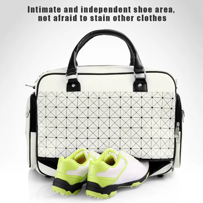 Сумка для одежды для гольфа, водонепроницаемая сумка для одежды, полиуретановая большая емкость, независимая сумка для обуви, 2-way zipper ENA88