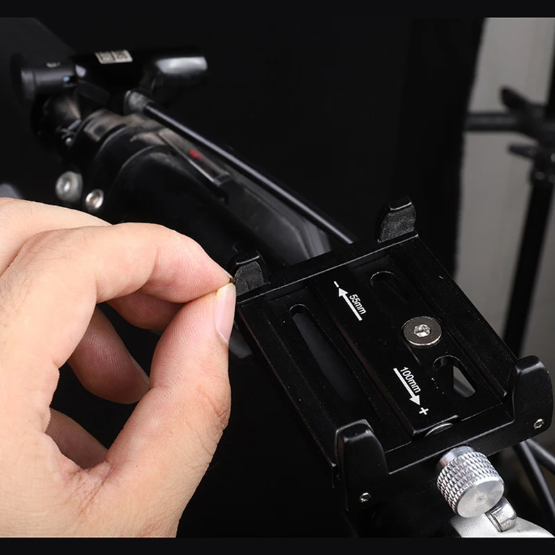 YPAY Mountain Bicycle Phone Holder Bike Handlebar Clip Stand For iPhone Samsung S9 Adjustable Mobile Phone GPS Mount Bracket