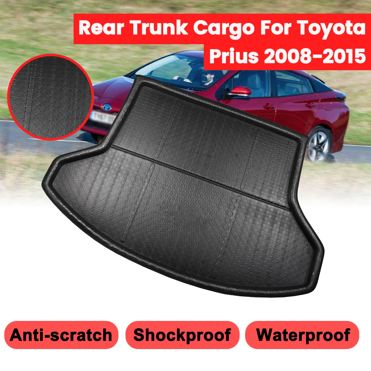 Напольные защитные коврики для Toyota Prius 2008 2012 коврик водонепроницаемая Подушка